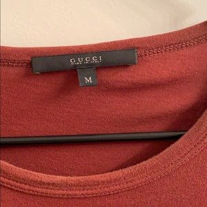 Gucci Shirts - Men’s rust color Gucci T-shirt with printed logo Gucci Shirts - Men’s rust color Gucci T-shirt with printed logo